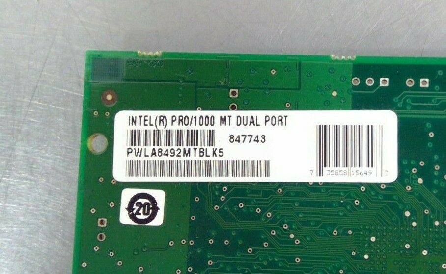 Intel - Intel(R) PRO/1000 MT Dual Port - 847743 3E-9