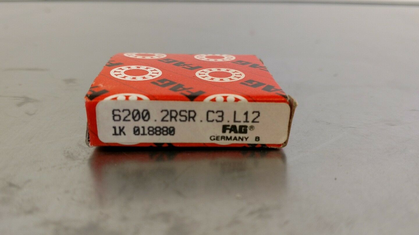 FAG 6200.2RSR.C3.L12 STEEL BALL BEARING 6B