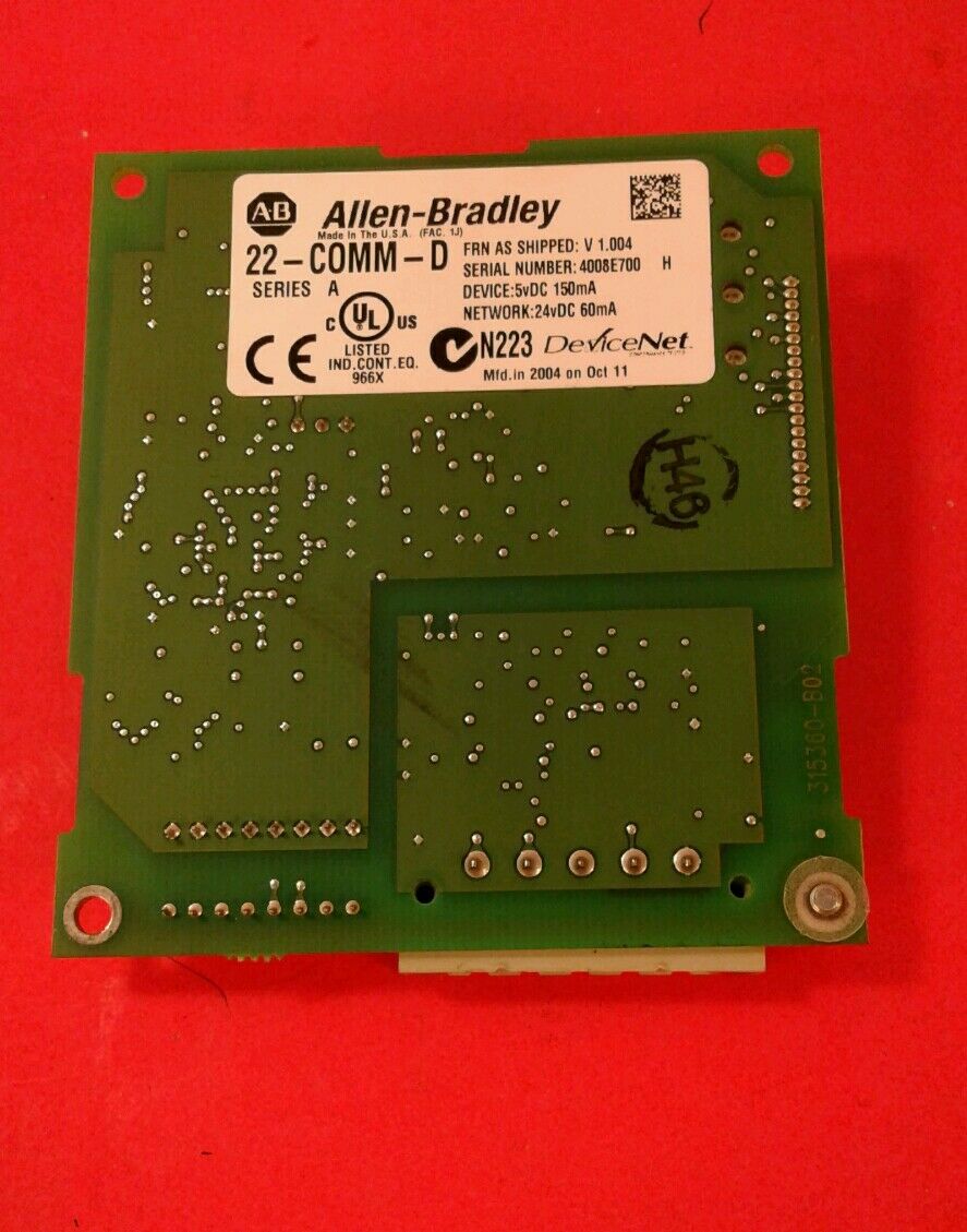 ALLEN BRADLEY 22-COMM-D SERIES A FRN V 1.004. Loc.3A