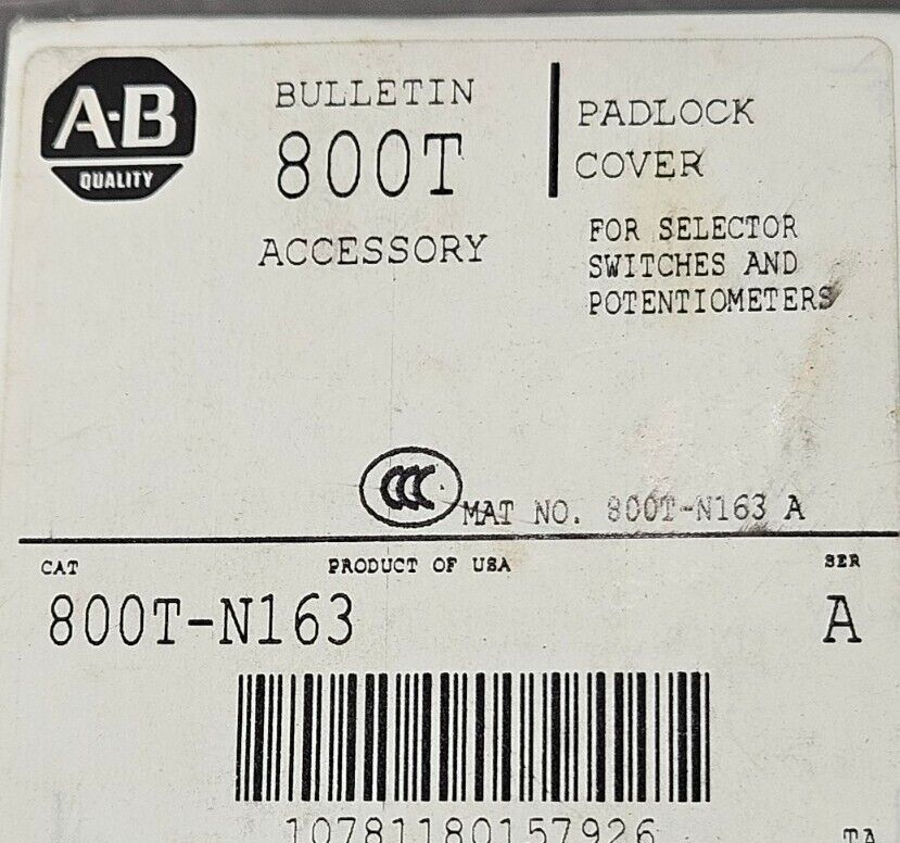 Allen-Bradley 800T-N143 Push Button Guard. Loc4E-21