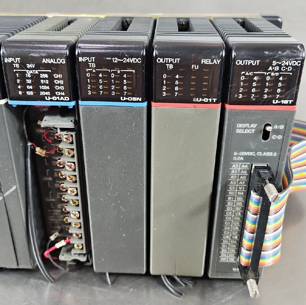 Siemens Simatic TI435 CPU w/U-01AD/U-05N/U-01T/U-18T Modules 3D-6