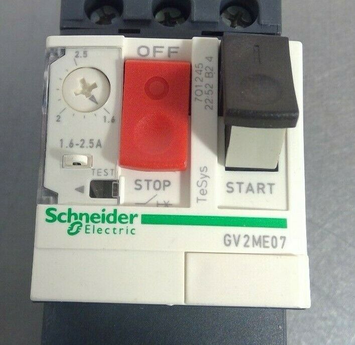 Schneider Electric GV2ME07 Manual Pushbutton Motor Starter 1.6-2.5A 4G
