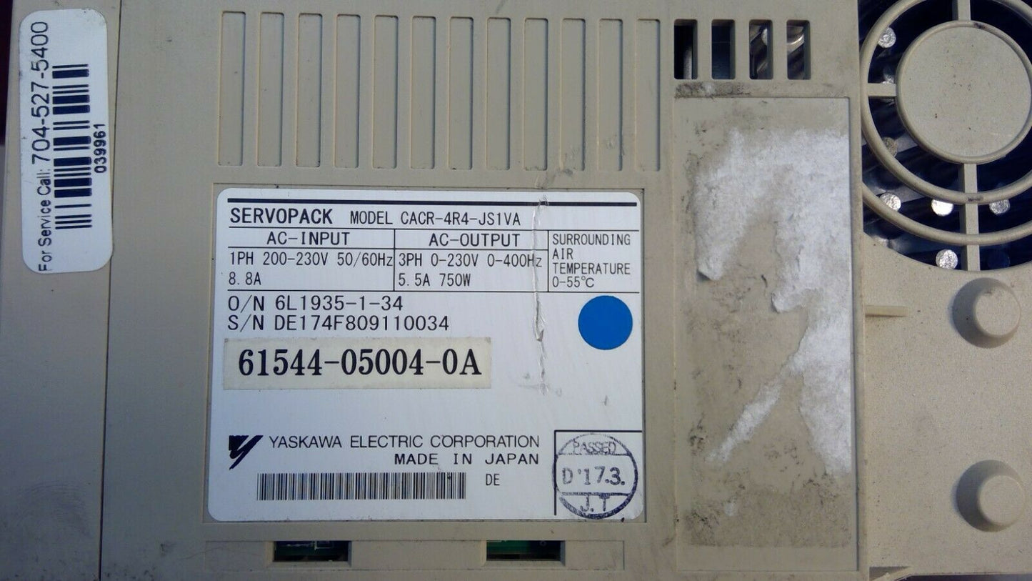 Yaskawa Electric - CACR-4R4-JS1VA - 200V Servopack 1D