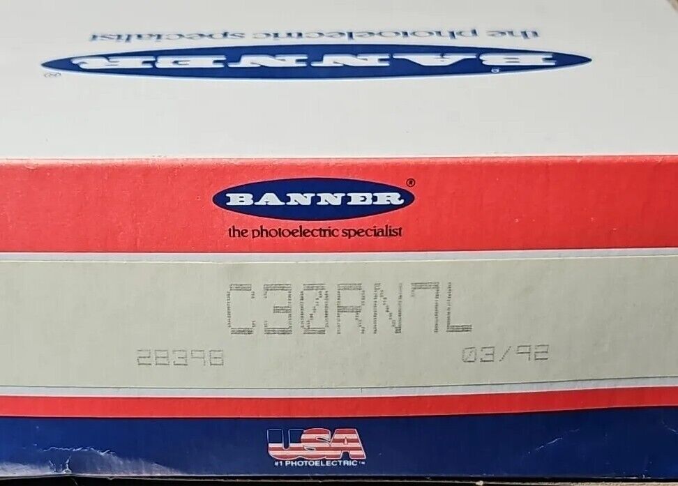 BANNER C30RN7L photoelectric sensor. Loc5D22