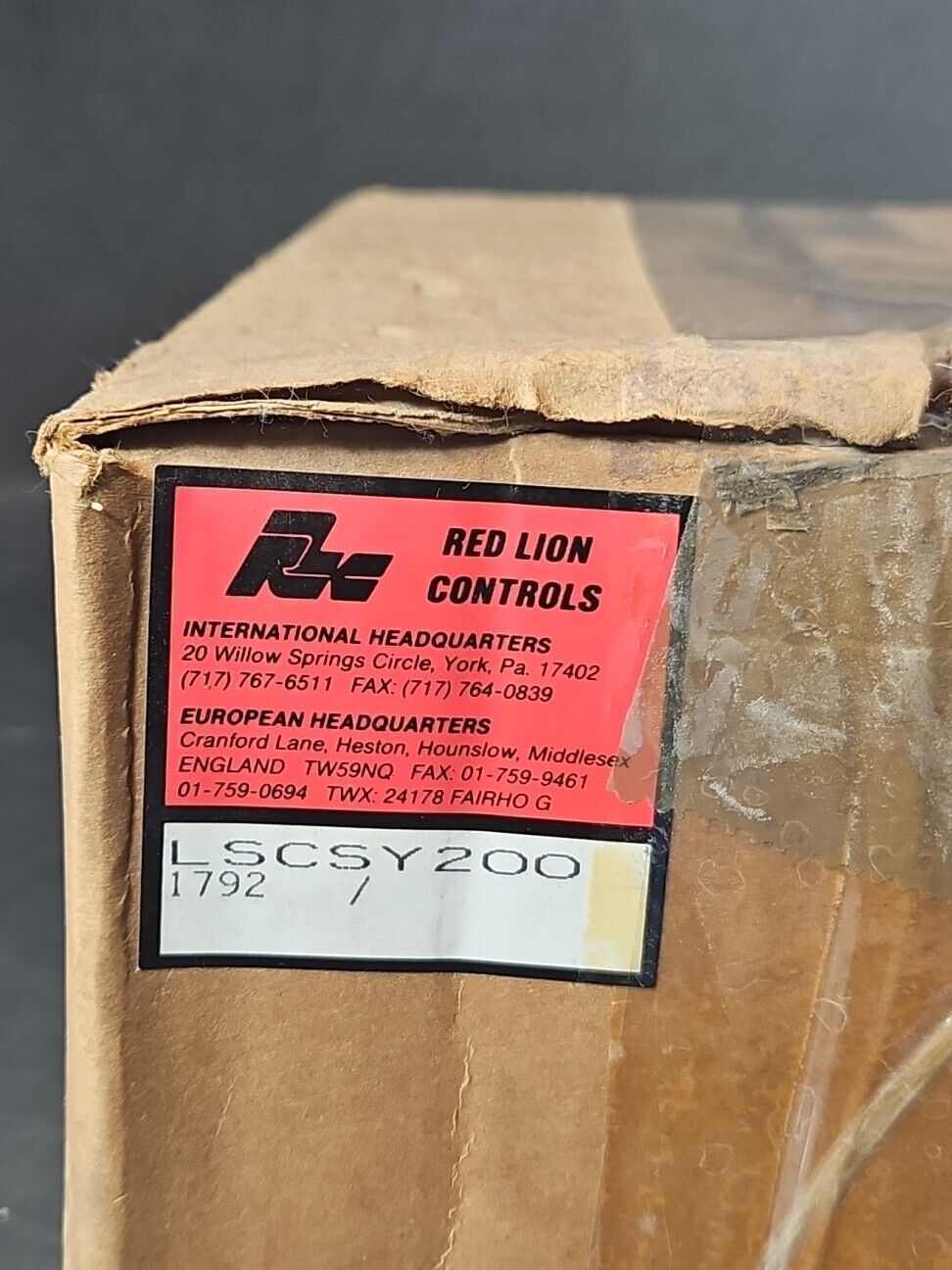Red Lion Control LSCSY200 1792 Module. Loc5E-10