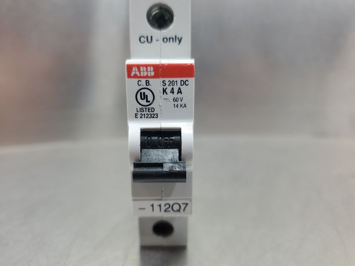 ABB S201DC-K4 60V 4A CIRCUIT BREAKER. 4C-1