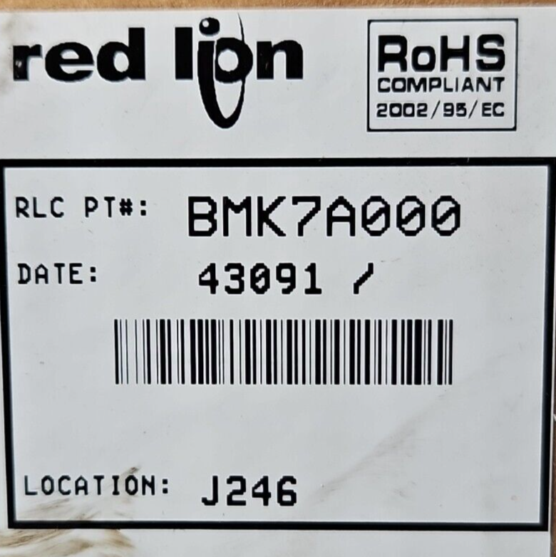 RED LION BMK7A000 MOUNTING ADAPTER CHASSIS MOUNT. Loc4E33