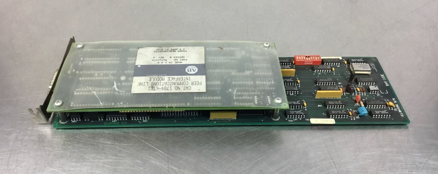 Allen Bradley 1784-KTK1 /B Peer Communication Link Interface Module Rev. A 3B