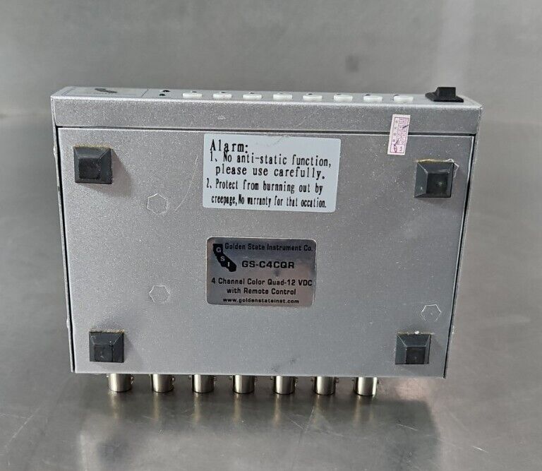 Color QUAD System GS-C4CQR. 4 Channel Color Quad 12 VDC. 3E-38
