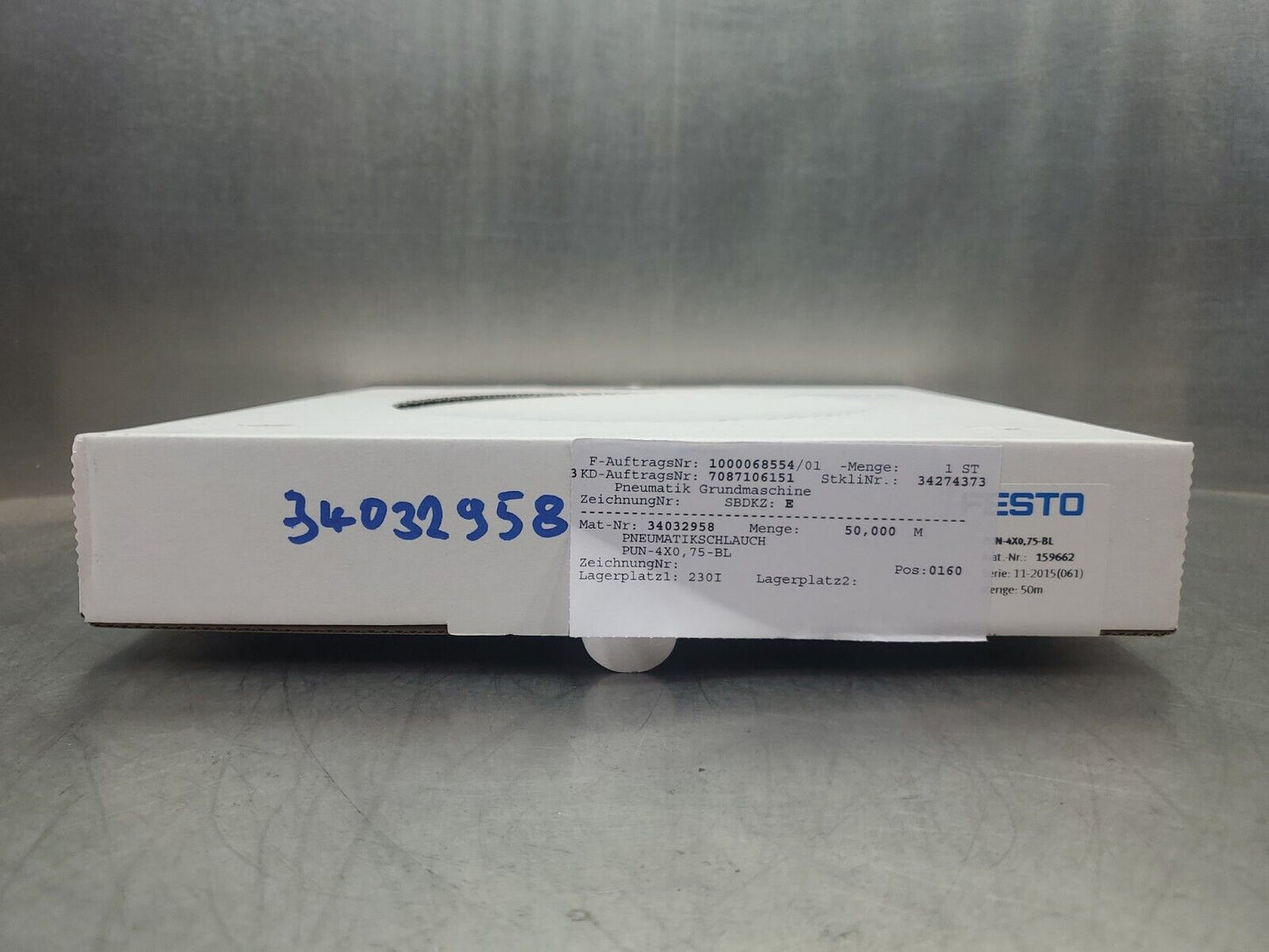 FESTO PUN-4X0,75-BL (159662) Plastic Tubing - 50M. 6D
