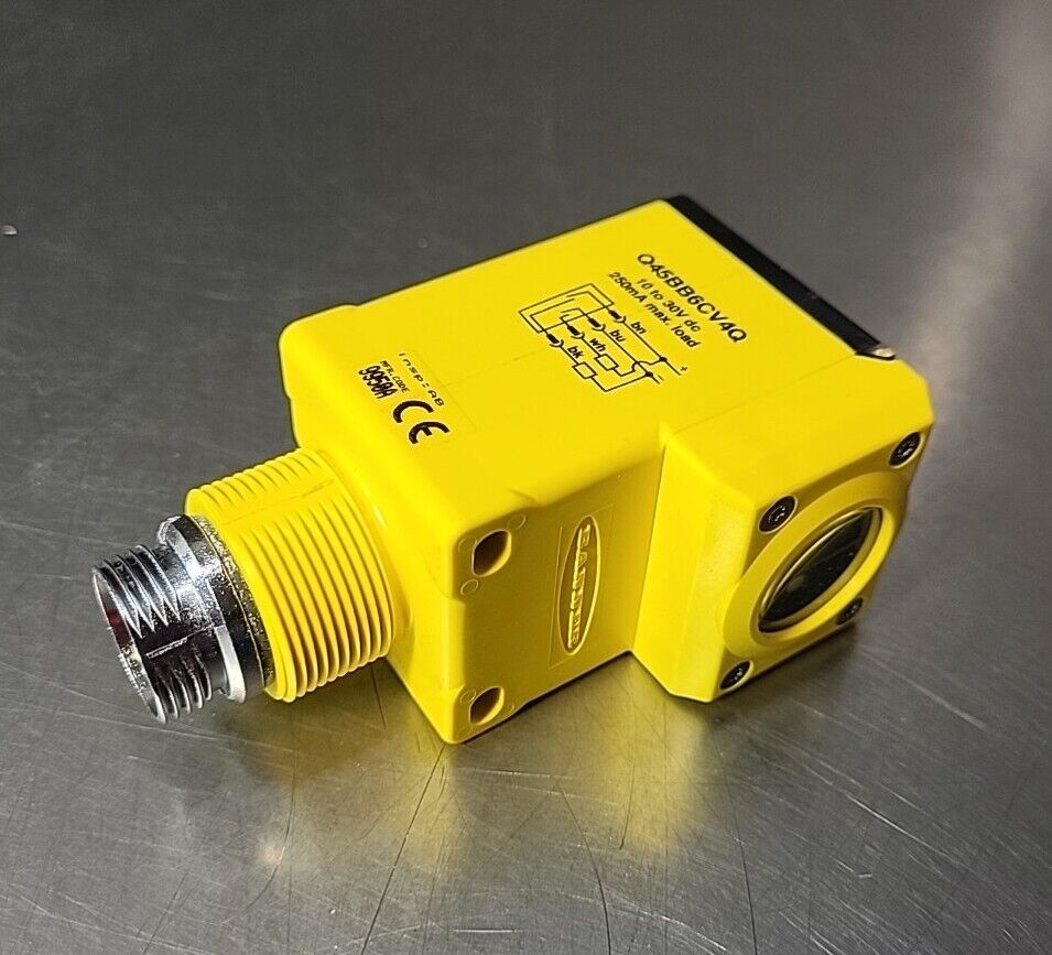 Banner Q45BB6CV4Q Convergent Photoelectric Sensor 10-30vdc. Loc5E-21
