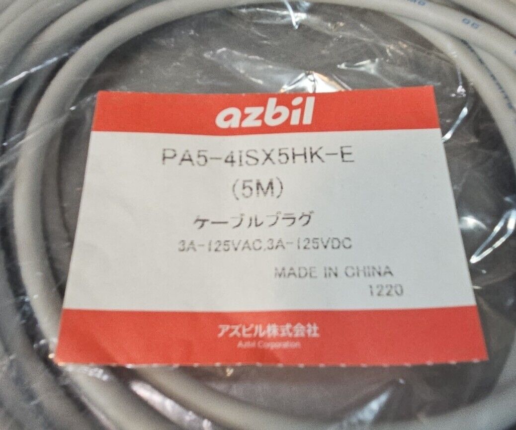AZBIL PA5-41SX5HK-E Proximity Switch Cable. 5m. 5E-13