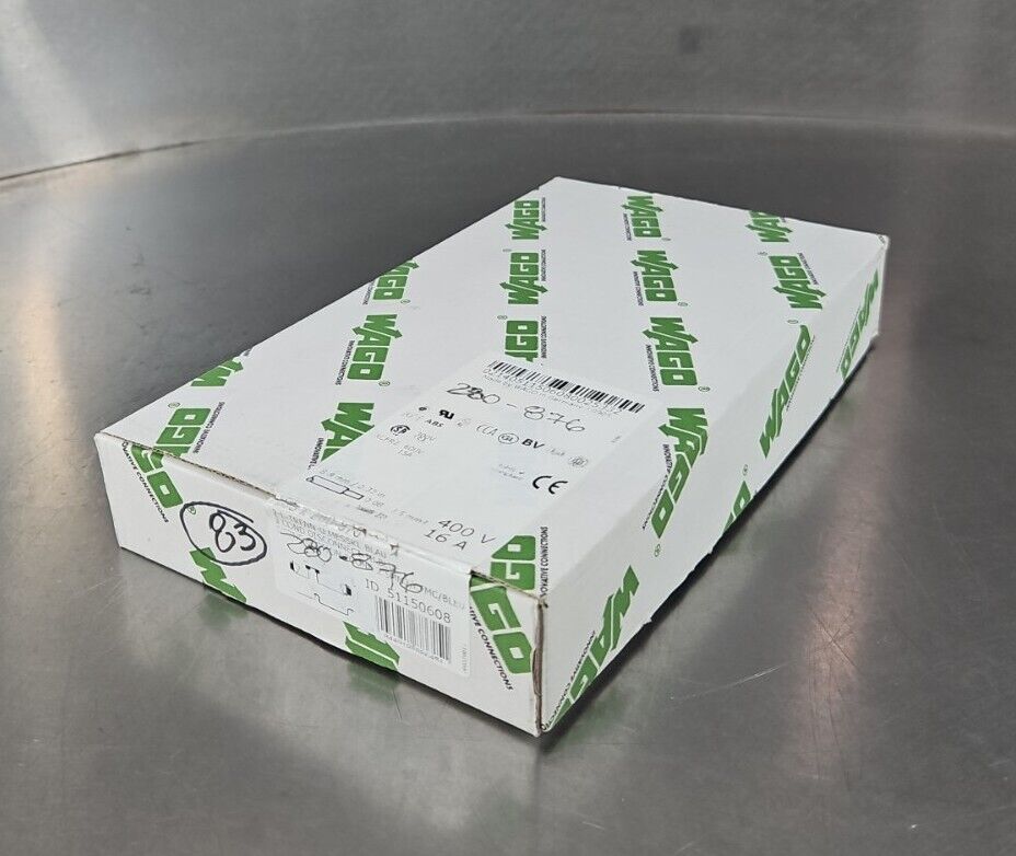 WAGO 280-876 Conductor Through Terminal Block - Lot of 83. Loc3C-2