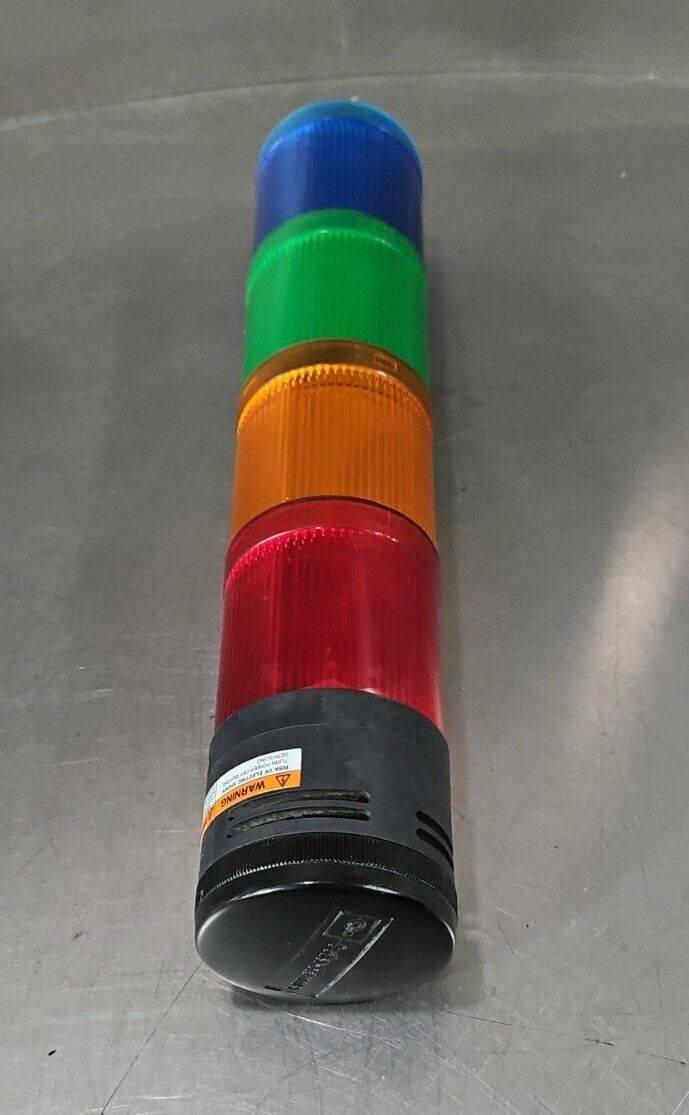 Cutler Hammer E26 Stacklight Indicator - Red, Orange, Green, Blue Loc 4E-17