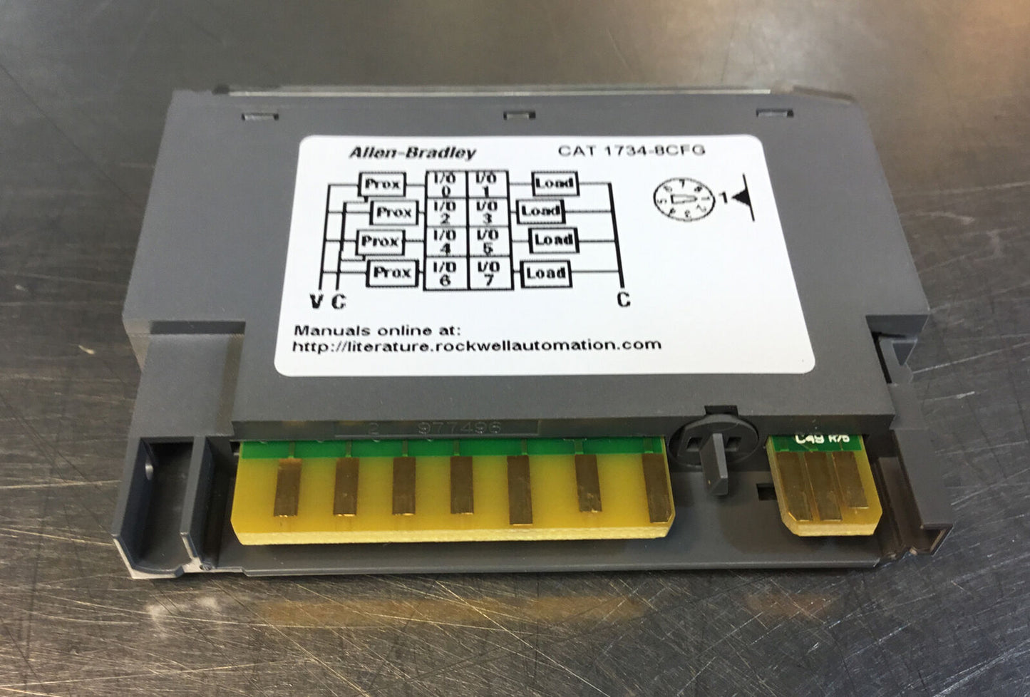ALLEN BRADLEY 1734-8CFG /C Sink In Source Out Module 24VDC 3E-17