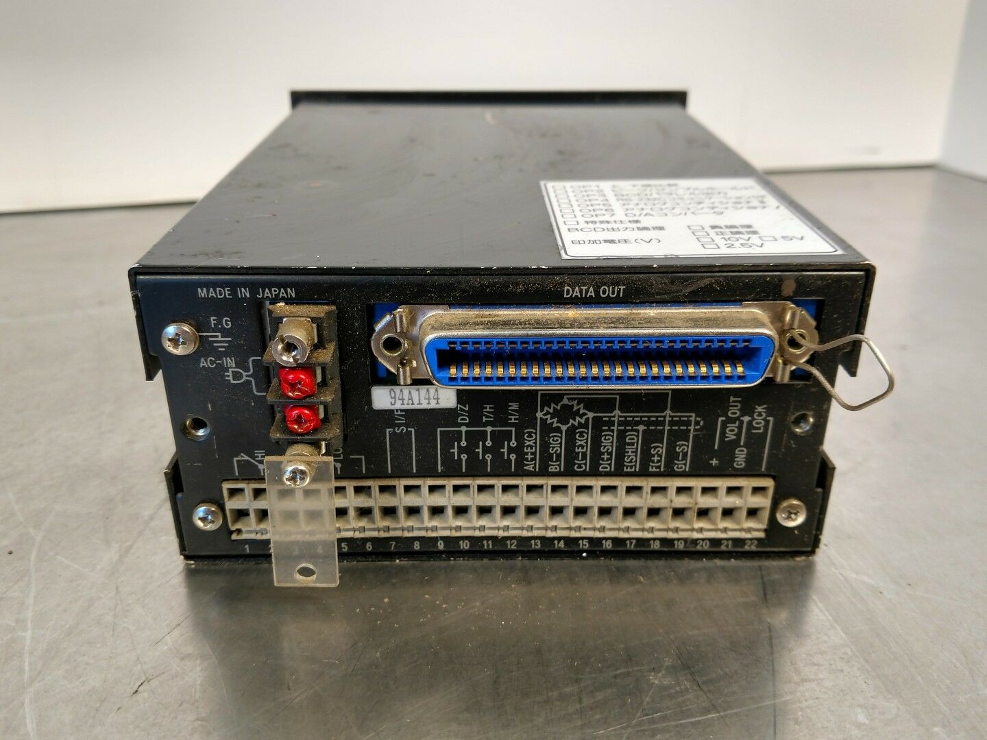 UNIPULSE F-360A Digital Indicator Module BIN#5