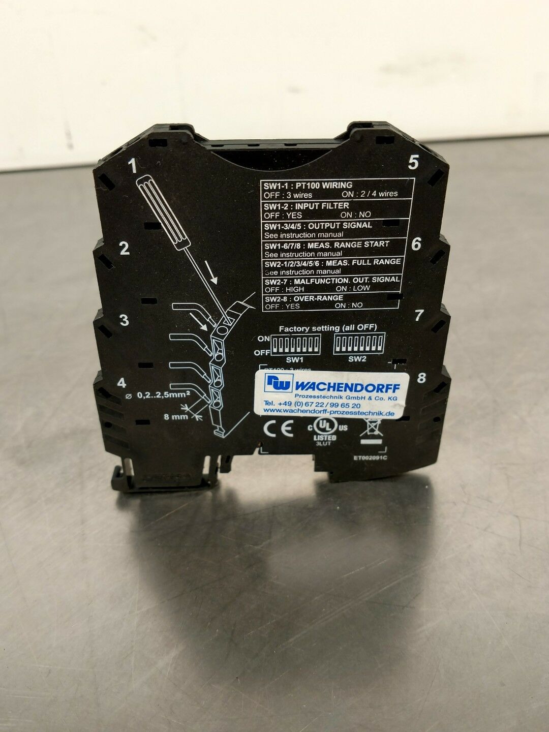Seneca K109PT RTD Transmitter with Galvanic Insulation 3D-1