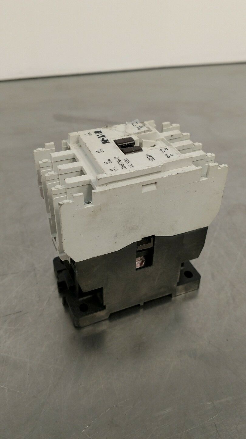 EATON D15CR40 Ser. B1 40E Multipole Relay 4E-12