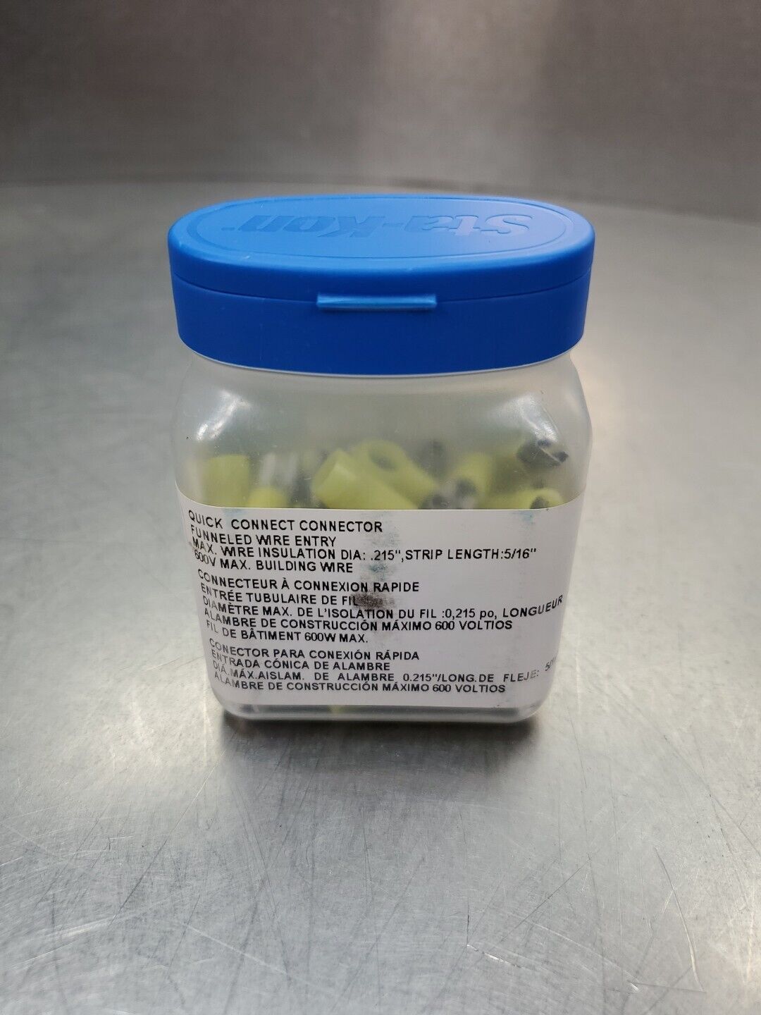 Thomas&Betts Sta-Kon RC10-250F Female Disconnects, 12-10 AWG CU. 5D-19