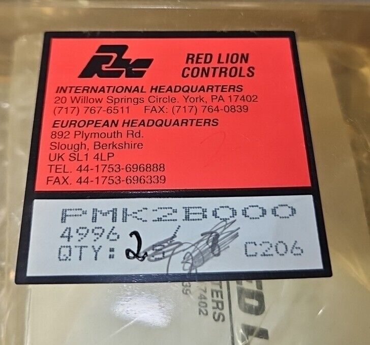 RED LION PMK2B000 PANEL MOUNT KIT with 2. Loc3D-16