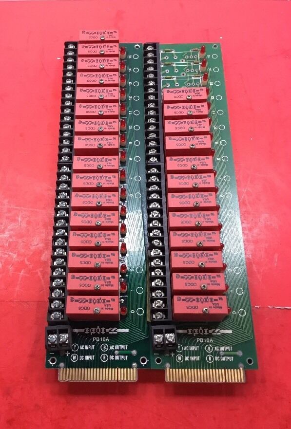 Opto 22 16 Channel Rack Board PB16A 000226-F. 3E