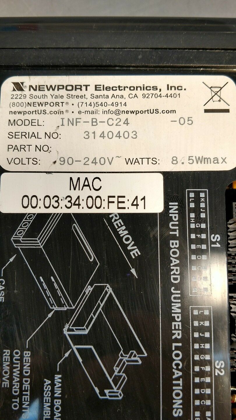 NEWPORT ELECTRONICS INC INF-B-C24 Display Module BIN#3