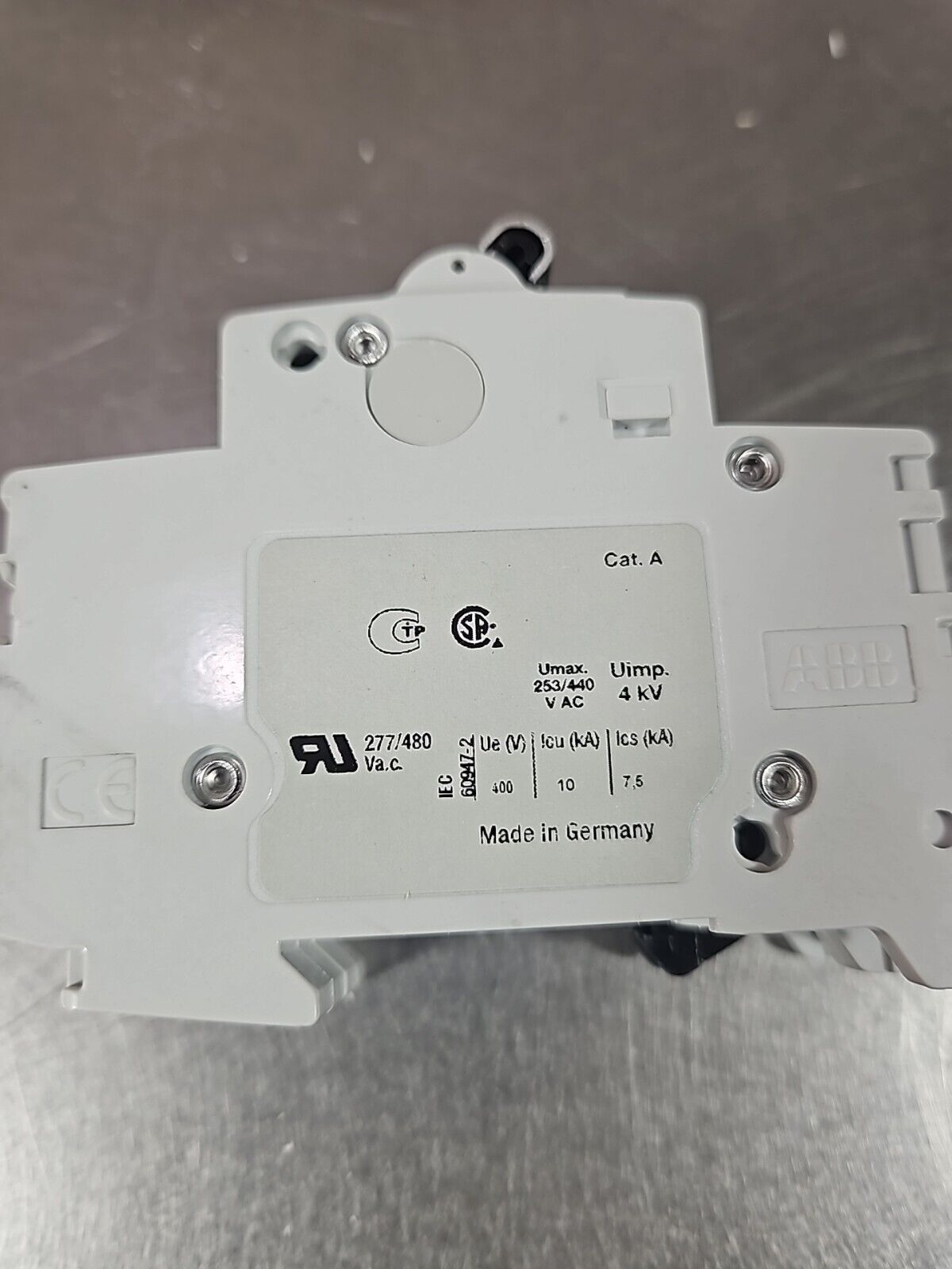 ABB S202-K4A 2-Pole Circuit Breaker. Loc 4G-1