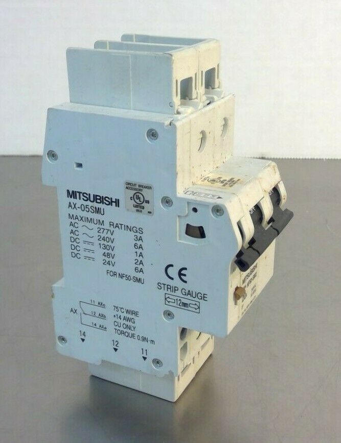 Mitsubishi Electric - NF50-SMU 2 20 - 2P 20A No-Fuse Breaker - AX-05SMU 4D