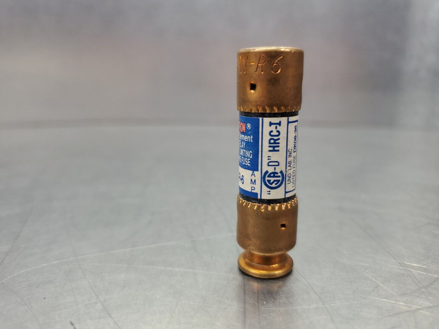 Fusetron FRN-R-6 Dual-Element Time-Delay Fuse, 6Amp 250V. 4D-BOX#3