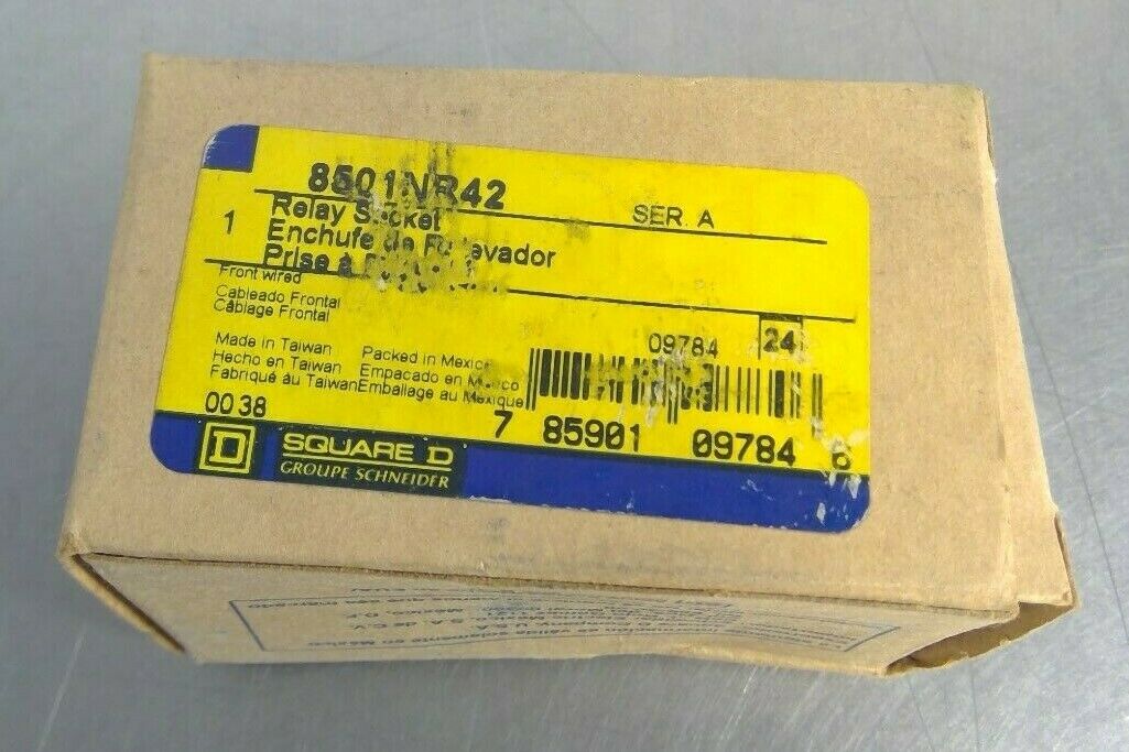 Square D - 8501NR42 Series A - Relay Socket 4H