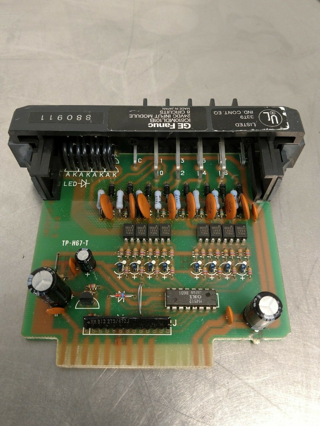 GE FANUC IC610MDL101B 24VDC Input Module 8-Circuits w/ Terminal Block 3F