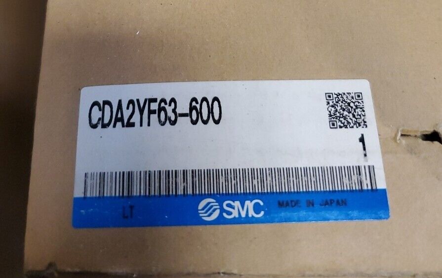 SMC CDA2YF63-600 Pneumatic Cylinder. 6F-2