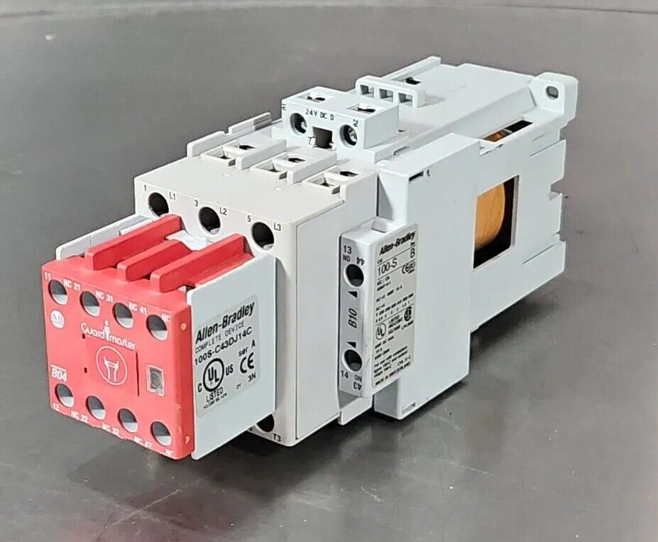 Allen-Bradley 100S-C43DJ14C Ser A (Complete Device). Safety Contactor. 4E-18