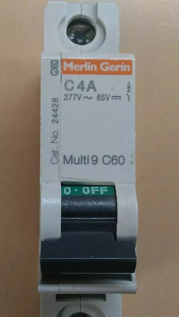 MERLIN GERIN C4A MULTI 9 C60 CIRCUIT BREAKER 24428 4E-13