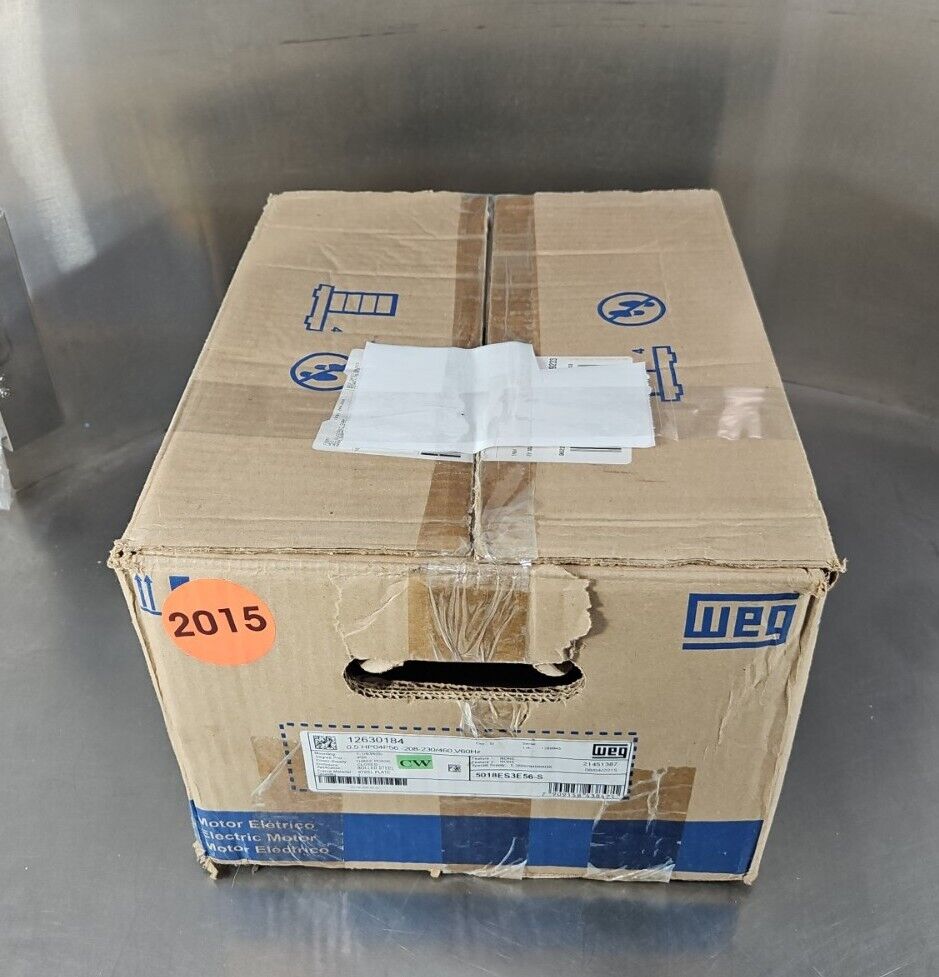Weg .5018ES3E56-S 0.5HP04P56 -208-230/460 V60Hz Motor Loc1E