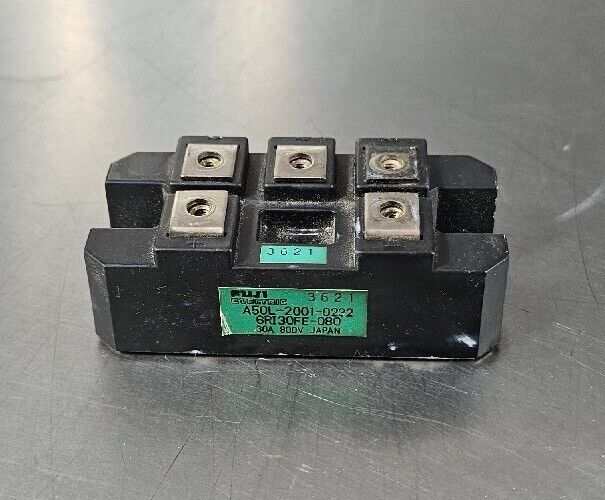 Fuji A50L-2001-0232 (6RI30FE-080) 30A 800V Thyristor Module Loc 3D-6