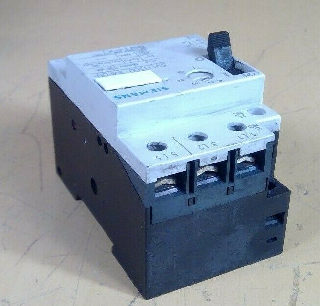 Siemens 3VU1300-1MF00 3 Pole Motor Starter / Protector 4H