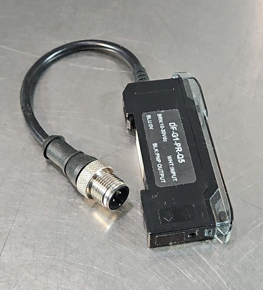 BANNER ENGINEERING DF-G1-PR-Q5 DUAL DISPLAY FIBER AMPLIFIER. Loc5E-25