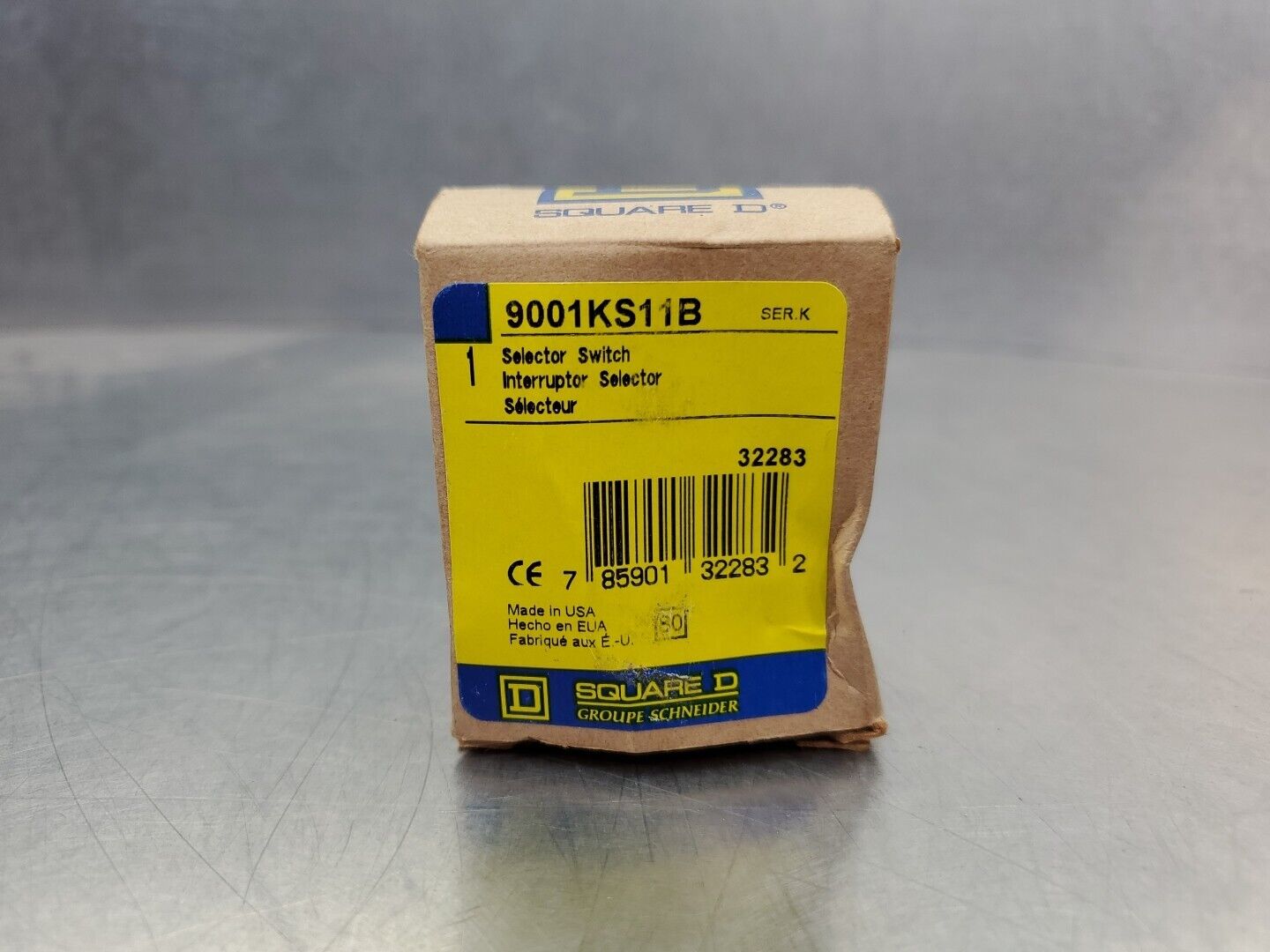 Square D 9001KS11B Ser. K 2-Position Selector Switch. 4C-23