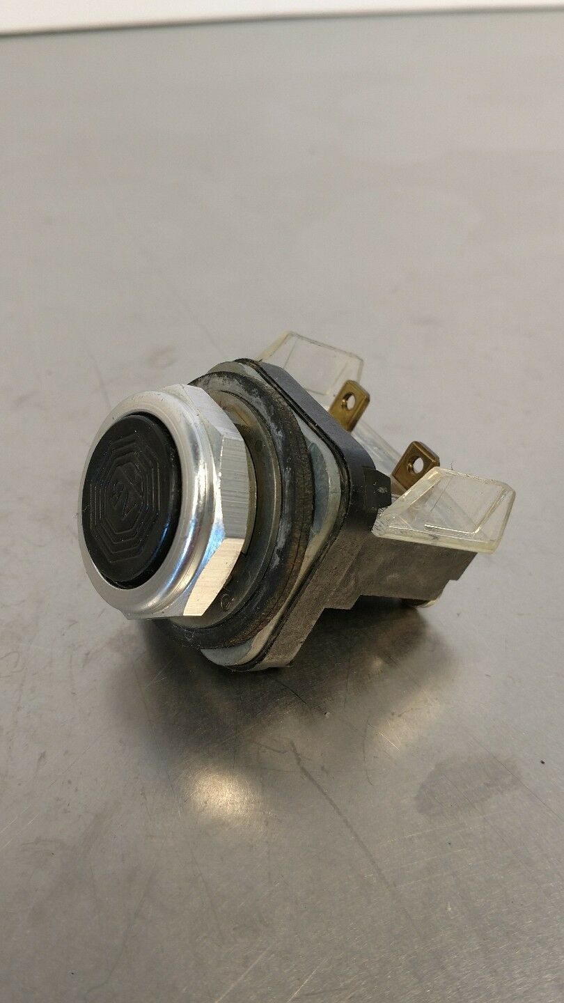 ALLEN BRADLEY Extended Round Black Push Button 800T-B Ser T 4A