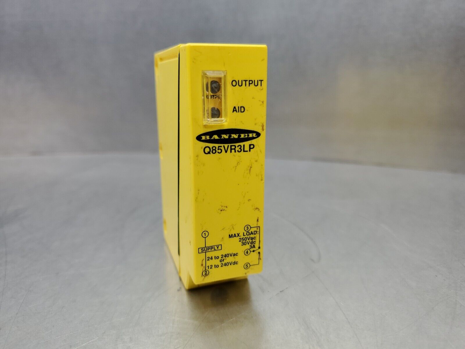 BANNER Q85VR3LP 3A Proximity Sensor Module. 3D26 Palmetto Automation