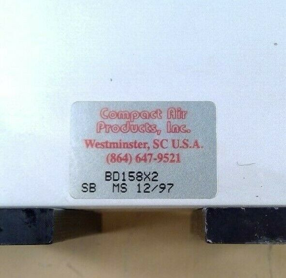 Compact Air Products BD158X2 Pneumatic Cylinder 6E