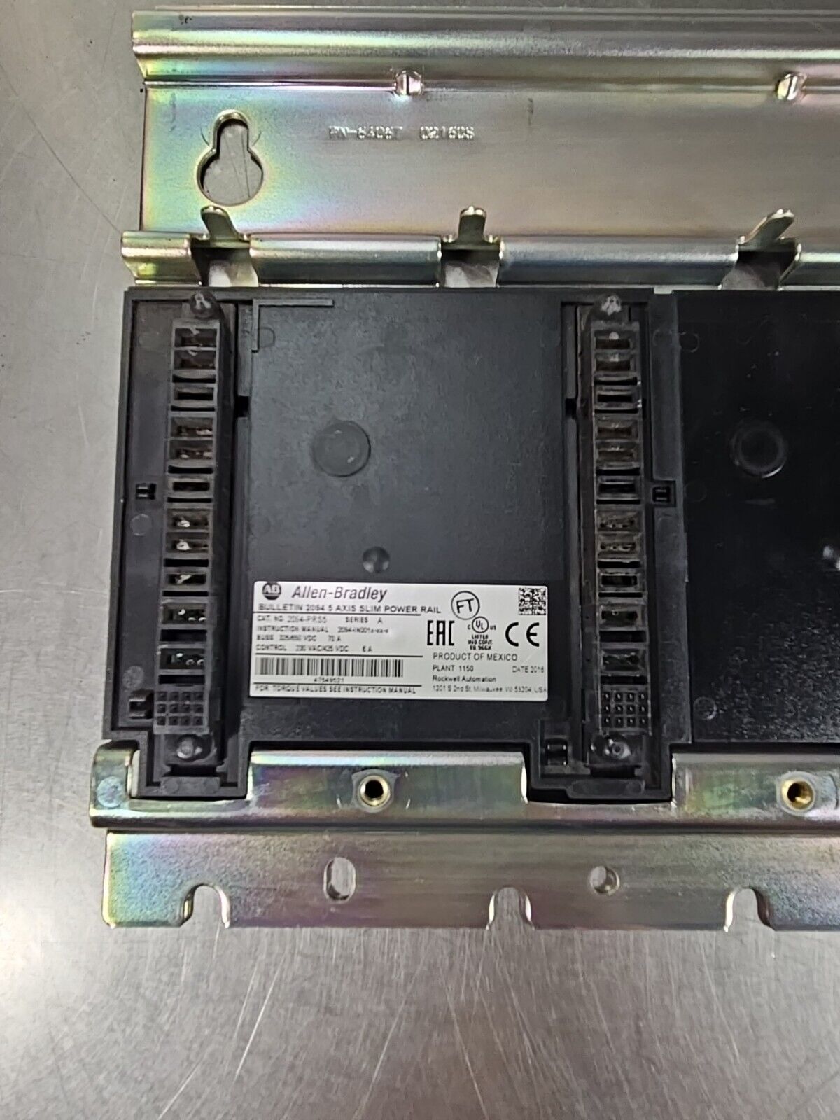 Allen-Bradley Bulletin 2094-PRS5 Axis Slim Power Rail. Loc 1F
