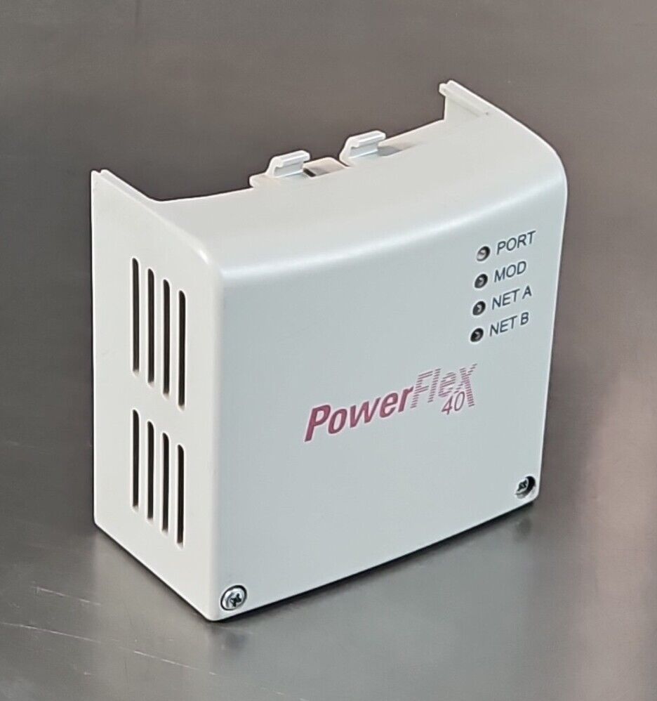 Allen-Bradley 22-COMM-E with Power Flex40 Cover Plate. Loc3B-16