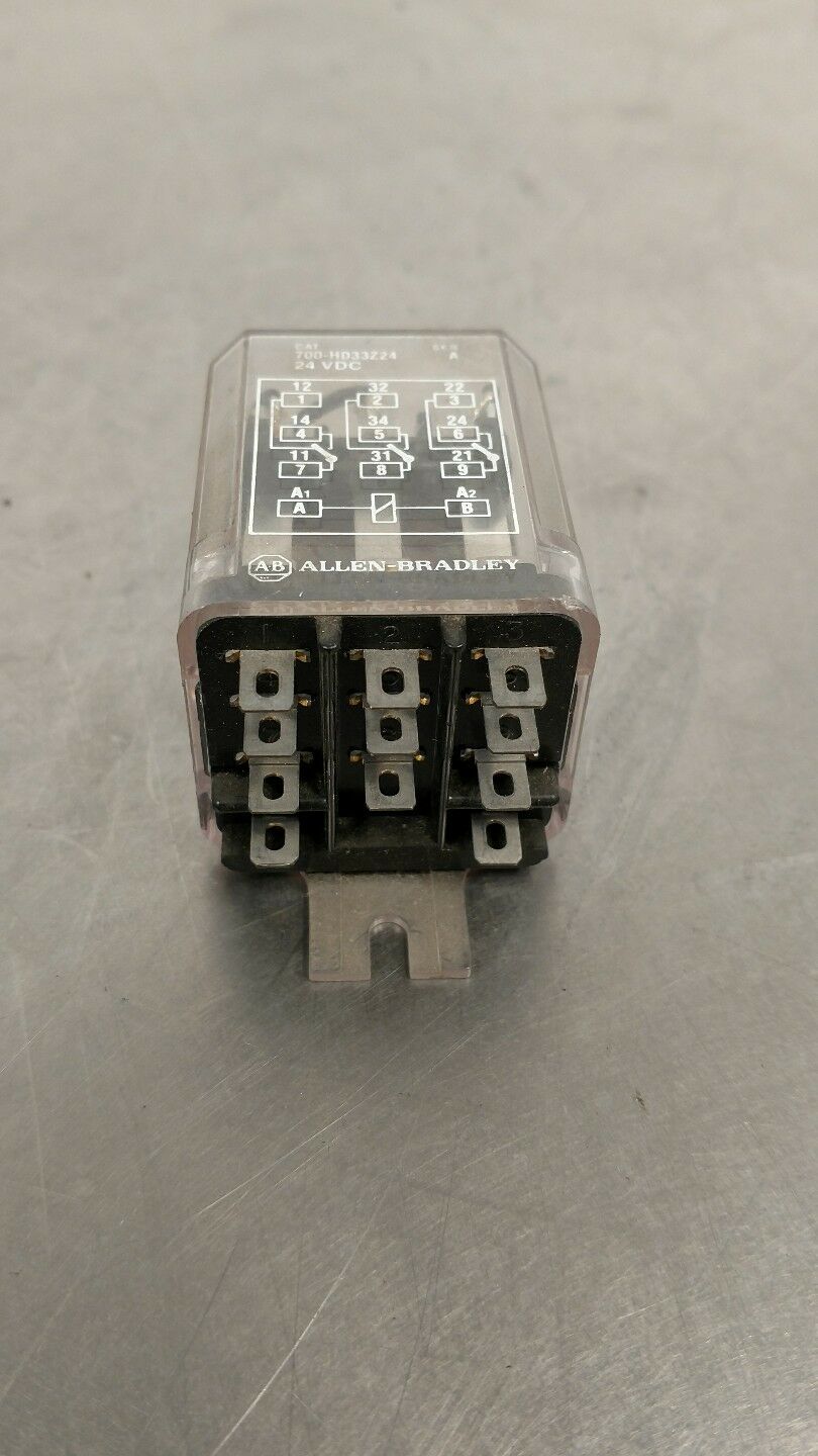 Allen Bradley 700-HD33Z24 24VDC Relay 5A