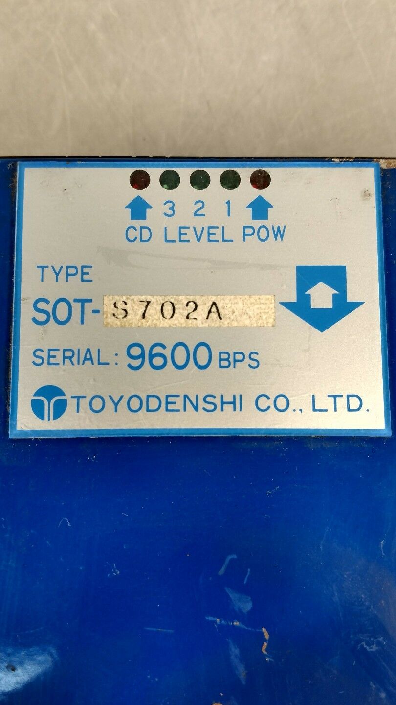 Toyo Denshi SOT-S702A Photoelectric Sensor BIN#4