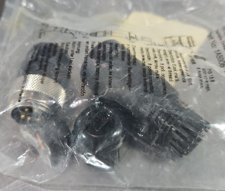 BRAD HARRISON 1A5006-34 ATTACHABLE MIN-CHANGE MALE CONNECTOR SCREW Loc5E-19