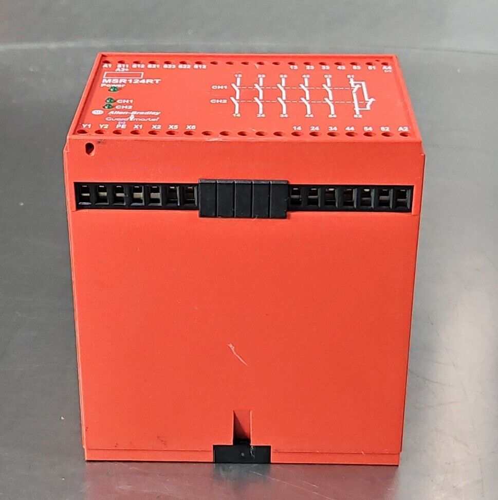 Allen-Bradley MSR124RT Ser A. 440R-G23108 Monitoring Safety Relay. 3B-19