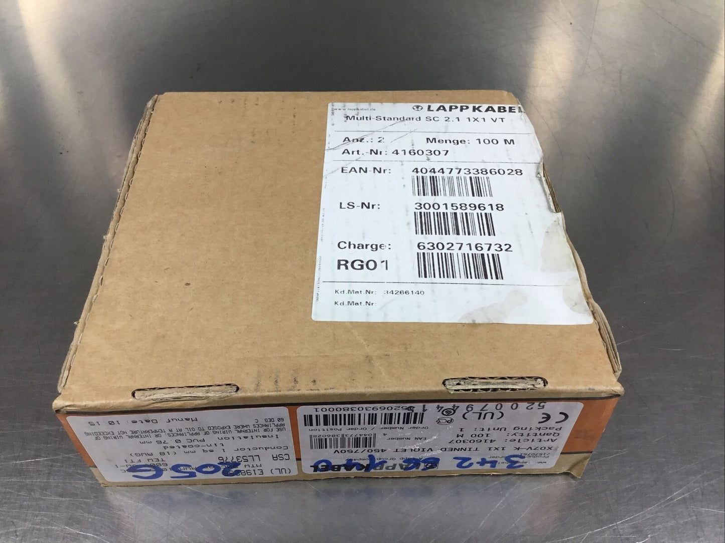 Lapp Kabel X07V-K 1X1 TINNED VIOLET 450/750V 6B-1