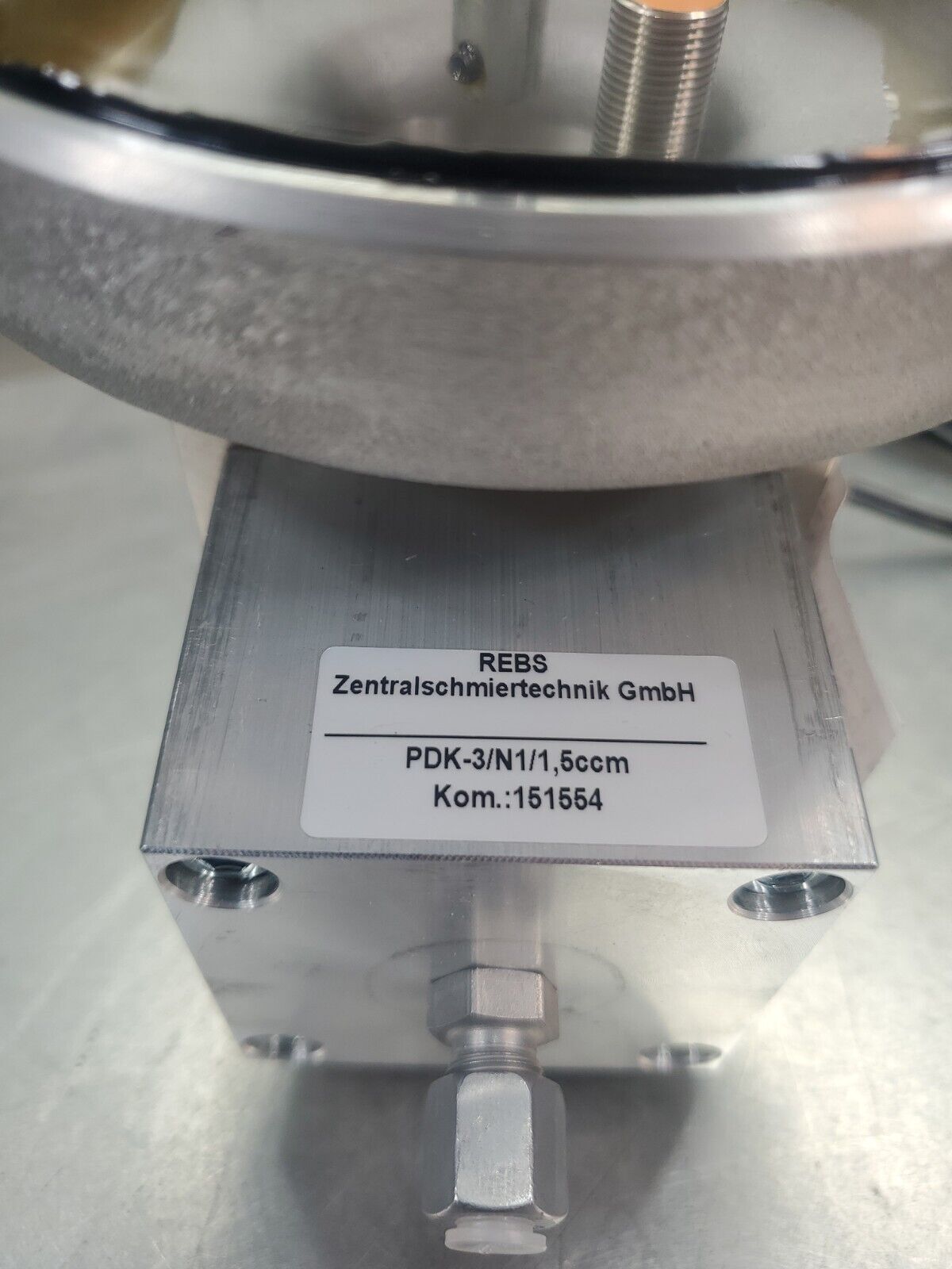 FESTO/REBS PDK-3/N1/1,5ccm (34024976) Pneumatic Pressure Cylinder. 6D